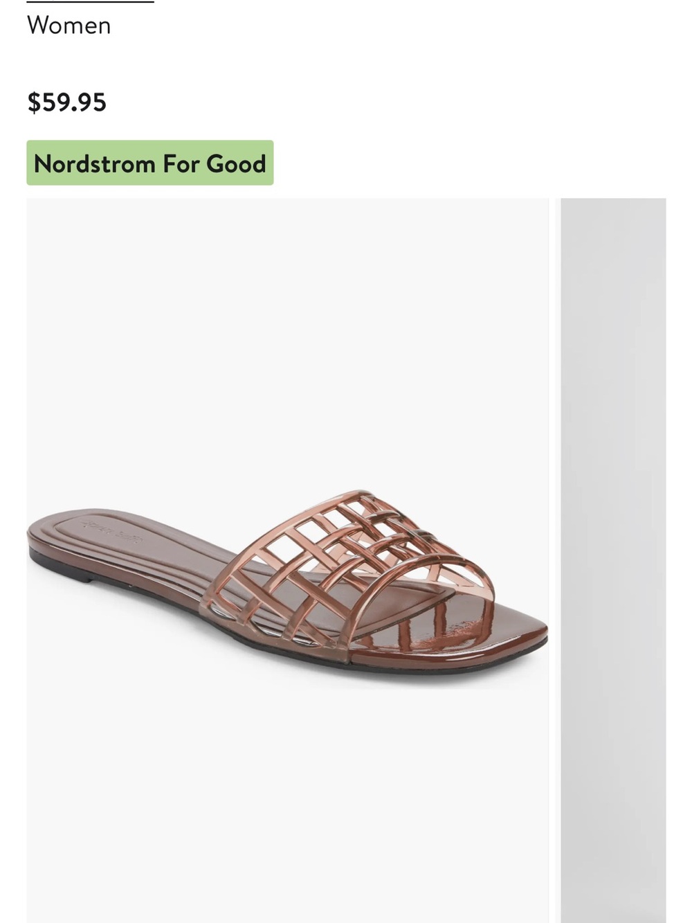 Open Edit Jelly sandals